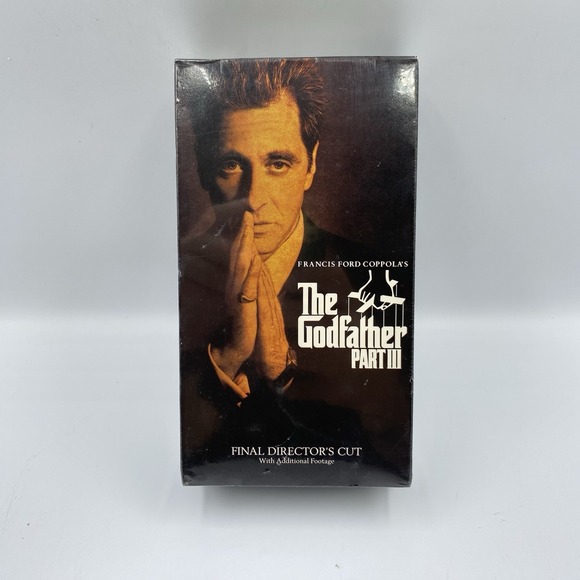 Other - The Godfather Part‎ III 2-VHS Final Directors Cut with Additional Footage SEALED